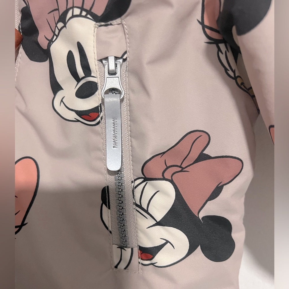 Minnie Mouse Water Repellent Snowsuit|Swimsuit:12months| Light Taupe - Picture 11 of 11